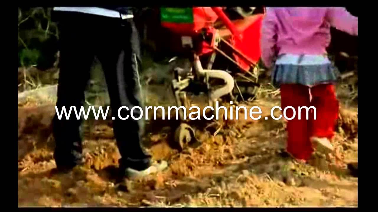 gasoline engine type manual corn seed planter with ditching,cultivator
