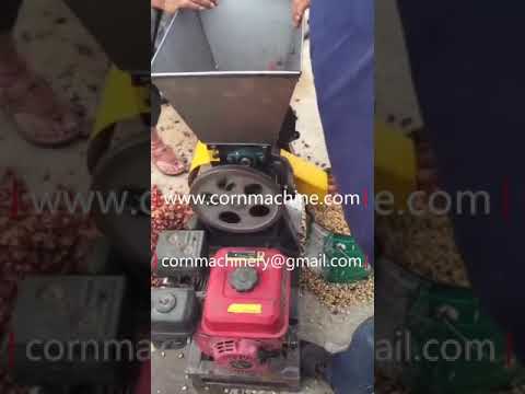 Petrol Coffee pulper machine peeling coffee bean in Kenya farm