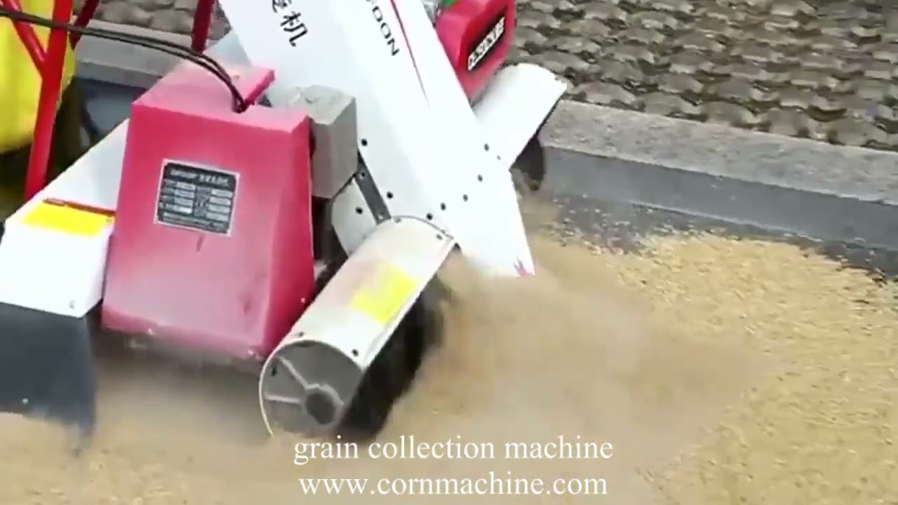 grain collection machine collecting paddy rice, soybean, wheat, corn with low cost for sale