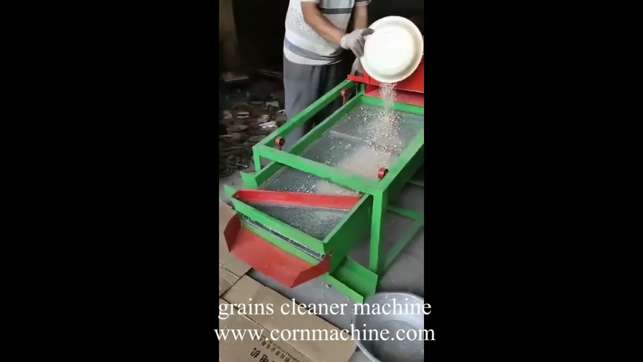 grain cleaner machine cleaning corn, soybean, rice, millet, sorghum with low price for sale