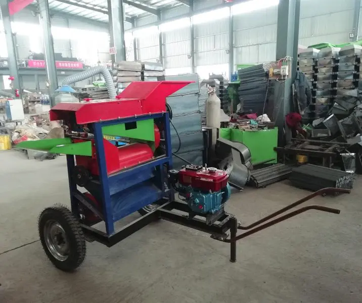 corn peeler thresher machine