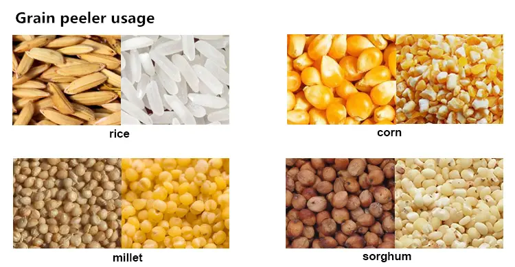 Grain peeler machine price
