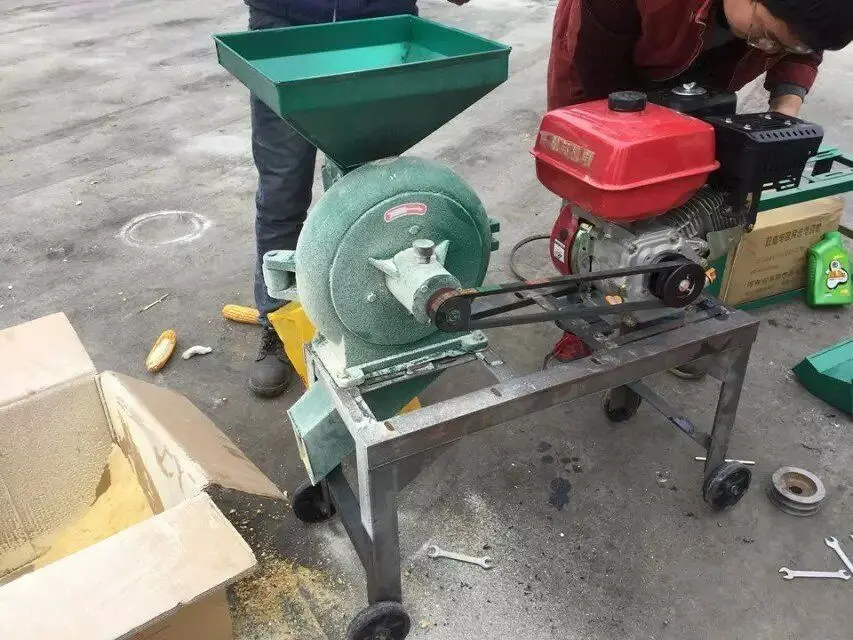 petrol grain mill machine