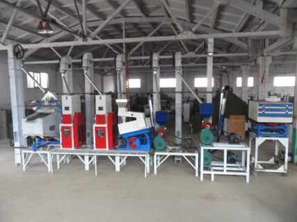 automatic rice mill plant