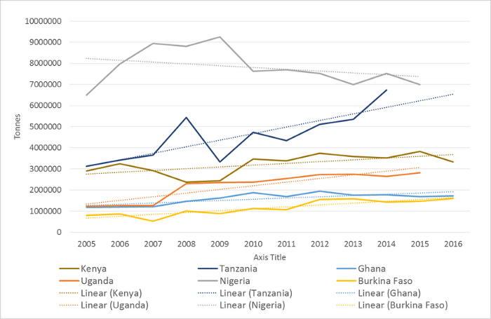 Africa maize production